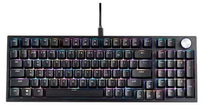 Zdjęcie produktu dla XPG SORCERER, Przewodowa, USB, Mechaniczna, QWERTY, RGB LED, Czarny