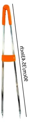Produktbild von Ergonomische Greifzange im 2er-Pack aus Edelstahl mit Festigkeitsklemme
