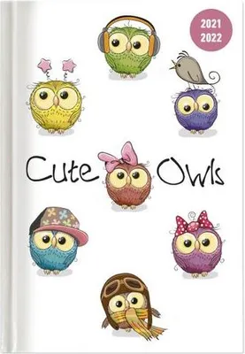 Produktbild von Collegetimer Cute Owls A6 2021/2022
