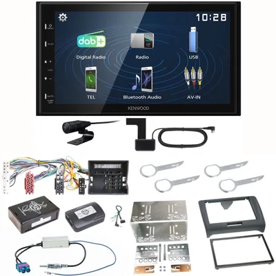 Produktbild von Kenwood DMX129DAB DAB+ Bluetooth USB Einbauset für Audi TT 8J