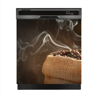 Produktbild von Magnete Dekorative 60x60 cm Küche Magnetmatte Spülmaschine - Geröstete Kaffee bohnen