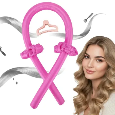 Image de Bandeau à boucler sans chaleur avec pince et élastiques