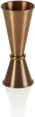 Produktbild von 6x Jigger, Ø 4,5 cm, Höhe 11,5 cm, 2,5/5 cl, bronze, Chromnickelstahl, PVD-Beschichtung