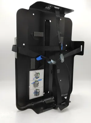 Produktbild von Kanisterhalterung Metall Schwarz für 20L Benzinkanister Kraftstoffkanister Kanisterhalter Befestigung Auto Offroad 4x4 Anhänger Werkstatt