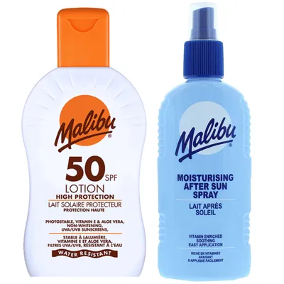 Image de Malibu SPF50 Balm 200 ml + After Sun Spray Balm 200 ml