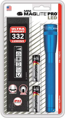 Zdjęcie produktu dla Latarka MAG-lite PRO LED 2x AA niebieska