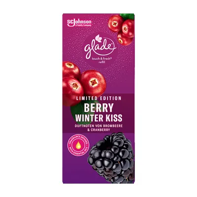 Produktbild von Glade Touch & Fresh Berry Winter Kiss Lufterfrischer Nachfüller 10ml Limited Edition