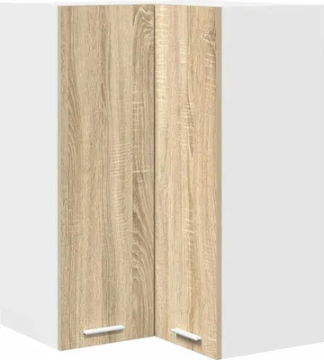 Produktbild von vidaXL Hängeschrank mit Speicher Sonoma-Eiche und Weiß 57 x 57 x 80 cm