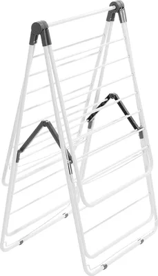 Obrázek produktu pro SucceBuy Skládací oděvní kůň s 31 tyčemi, výškově nastavitelný, 2 úrovně