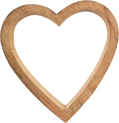 Produktbild von INDECOR Herz 20 x 3,5 x 20 cm, Mango-Holz X13028