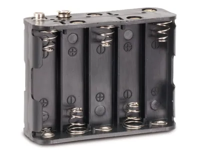 Produktbild von 1 Batteriehalter für10x Mignon "AA" mit Druckknopfanschlu