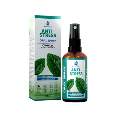 Obrázok produktu pre Anti-Stress sprej – Ashwagandha, Rhodiola, Reishi & Schisandra – Zníženie kortizolu & Odolnosť voči stresu – vegánsky – 30 ml - BEST BEFORE 10/2026