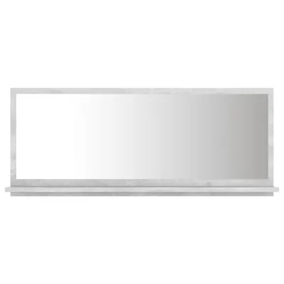 Zdjęcie produktu dla vidaXL Lustro łazienkowe betonowe szare 90x10,5x37 cm materiał drewnopochodny