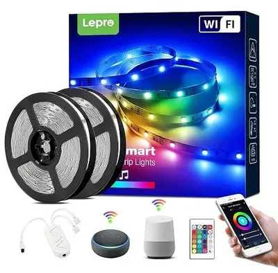 Zdjęcie produktu dla Taśma LED rgb 10 m smart WIFI sterowanie muzyką