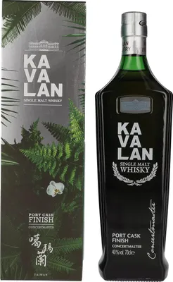 Image de Kavalan CONCERTMASTER Port Cask Finish Festif Edition Single Malt Whisky 40% Vol. 0,7l en boîte cadeau