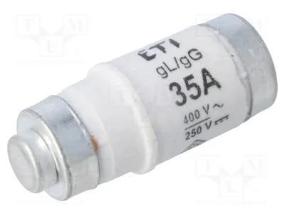 Produktbild von Sicherung: Schmelz; gG,gL; 35A; 400VAC; 250V; Industrie; D02 DO2-35 D-Sicherungen
