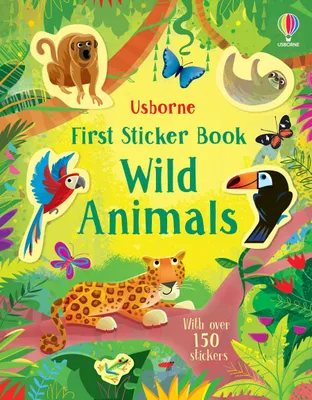 Produktbild von First Sticker Book Wild Animals