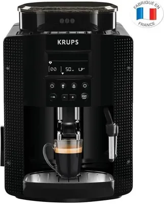 Produktbild von KRUPS Essential Kaffeevollautomat mit LCD-Display und Dampfdüse für perfekten Ge