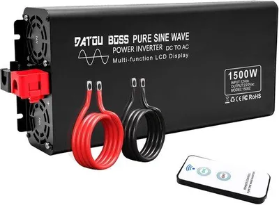 Obrázok produktu pre 1500 W, 12 V, 230 V, domáci adaptér, LED displej, bezdrôtový