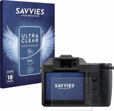 Produktbild von 18x Für Hasselblad X2D II 100C Schutzfolie Savvies Displayschutz Display Schutz Folie Klar Transparent