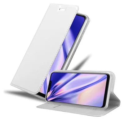Obrázek produktu pro Cadorabo Pouzdro na mobilní telefon pro Huawei MATE 20 LITE Protective Case in Silver Cover Etui Book Case Booklet
