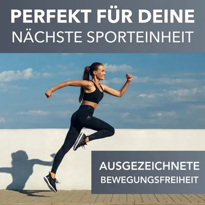 Produktbild von Go Wear Damen Sport Leggings – Perfekte Passform trifft höchsten Tragekomfort, Bekleidung Farbe:Sapphire blue, Bekleidung Größe:S