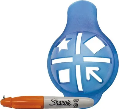 Produktbild von Longridge - Golfball-Markierer Set RD2332 (Einheitsgröße) (Blau)