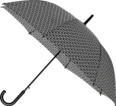 Produktbild von Regenschirm GEPUNKTET schwarz automatisch leicht 103 cm Damen