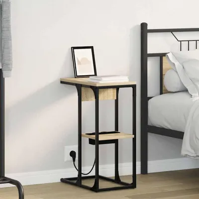 Produktbild von vidaXL Nachttisch Sonoma-Eiche 41,5 x 26 x 60,5 cm Holzwerkstoff