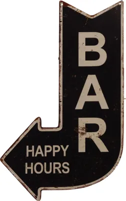 Produktbild von Werbeschild Bar Blech Replikat Retro Design Dekoration