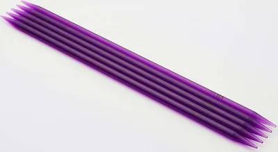 Produktbild von Nadelspiel TRENDZ 5,00 mm 15 cm violett 5 St