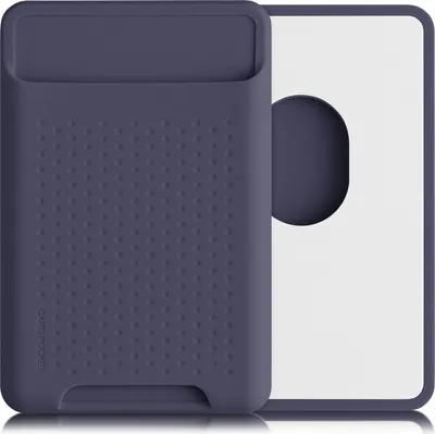 Produktbild von kwmobile Kartenhalter kompatibel mit Apple iPhone 16 / 15 / 14 / 13 / 12 Serie - Kartenfach Halter magnetisch - Handy Kartenetui kompatibel mit