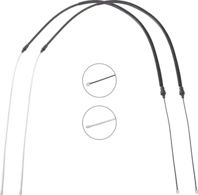 Produktbild von RIDEX Handbremsseil Seilzug Feststellbremse passend für PEUGEOT 207 (WA, WC) Hinten Rechts Hinten Links 124C1186