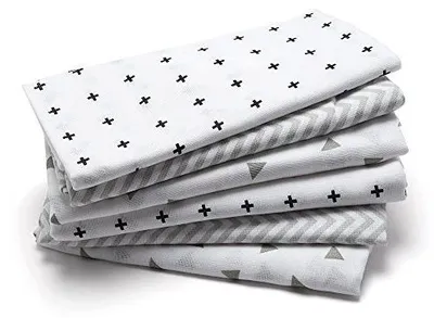 Zdjęcie produktu dla Kwadraty muślinowe bawełna organiczna dla niemowląt 70X70 cm 6 szt.