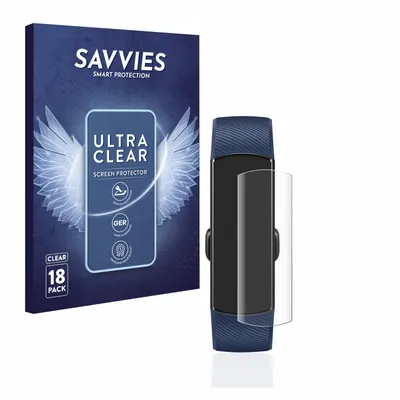 Produktbild von 2x BROTECT Fullscreen Schutzfolie für Huawei Honor Band 4 / 5 Displayschutz Folie Fullcover Klar Transparent