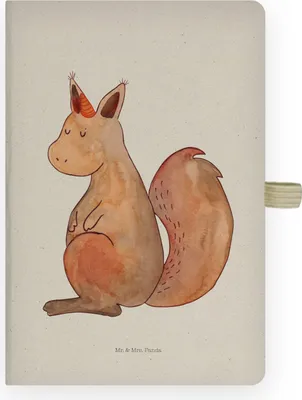 Produktbild von Mr. & Mrs. Panda Journal Einhorn Glauben - Transparent - Geschenk, Tagebuch, Skizzenbuch, Einhörnchen, notizbuch, Kladde, Unicorn, Einhörner, Eichhorn, Eichhörnchen