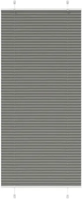 Produktbild von Plissee-Rollo in Anthrazit 95x200 cm aus Polyester