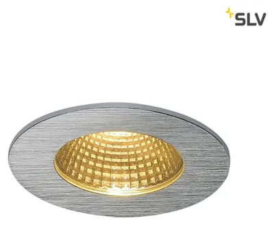 Produktbild von SLV 114426 PATTA-I Deckeneinbauleuchte rund alu-brushed 38° 3000K inkl. Treiber