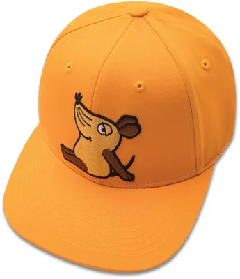 Koaa Snapback Cap Die Maus "Auf'm Schirm" in orange