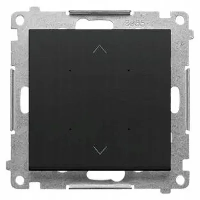 Productafbeelding van Simon 55 Rolgordijnbediening, inbouw, zwart, mat