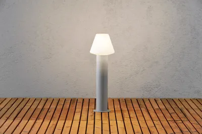 Immagine prodotto di Konstsmide Barletta alluminio laccato grigio, acrilico opalino 7272-302