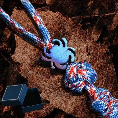 Obrázok produktu pre Kovové krúžky na šnúrky Paracord EDC pre nože