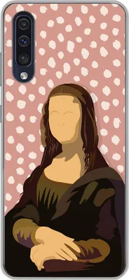 Produktbild von MuchoWow® Handyhülle Schutzhülle Hülle für Telefoonhoesje Samsung Galaxy A50 Leonardo da Vinci - Alte Meister - Punkte - Vintage Silikon Softcase Handy Hülle - Mobiltelefonhülle