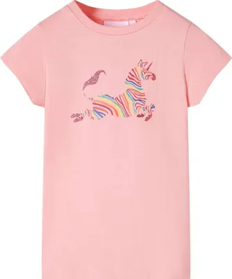 Produktbild von Kinder T-Shirt Rosa Gr. 104 mit Einhorn Aufdruck