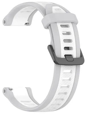 Obrázek produktu pro Techsuit – řemínek Watchband 20 mm (W053) pro Samsung Galaxy Watch 4/5/Active 2, Huawei Watch GT 3 (42 mm)/GT 3 Pro (43 mm) – bílý