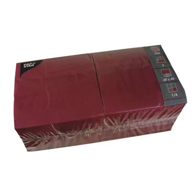 Zdjęcie produktu dla Papstar 82567, Bordowy, Bibułka, Monochromatyczny, 46 g/m², 400 mm, 400 mm