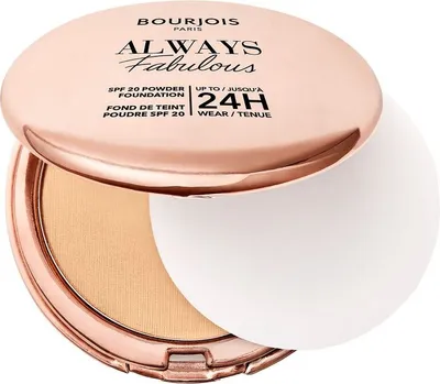 Produktbild von Bourjois Always Fabulous Kompaktpuder SPF20 Mattierend, Farbton 310 Beige, 7g