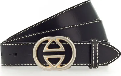 Immagine prodotto di Vanzetti Pelle cintura Leather Buckel Belt W85 Black nero