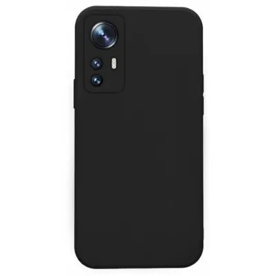 Produktbild von Liquid Silikon Hülle Für Smartphones - Farbe: Schwarz - Modellkompatibilität: Für Xiaomi 12 Pro