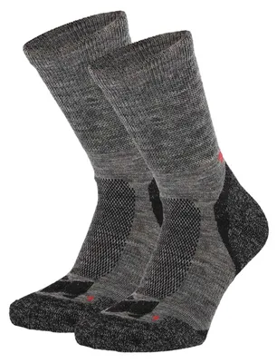 Productafbeelding van Merino wandelsokken voor heren en dames, 2-pack, maat M (45-47): Merinosokken, geschikt voor outdoor activiteiten